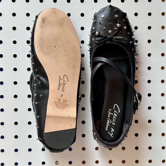 Circus NY By Sam Edelman Zuri Stud Ballet Flat Size 8 New In Box - Picture 6 of 12